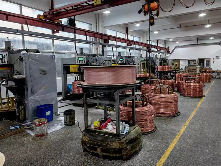 Red Copper butt terminal for power distribution cabinet